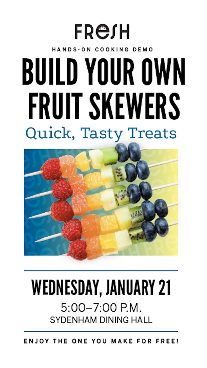 FRESH cooking demo story: Build Your Own Fruit Skewers