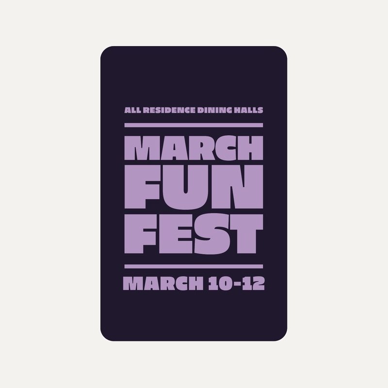 March Fun Fest wordmark lockup