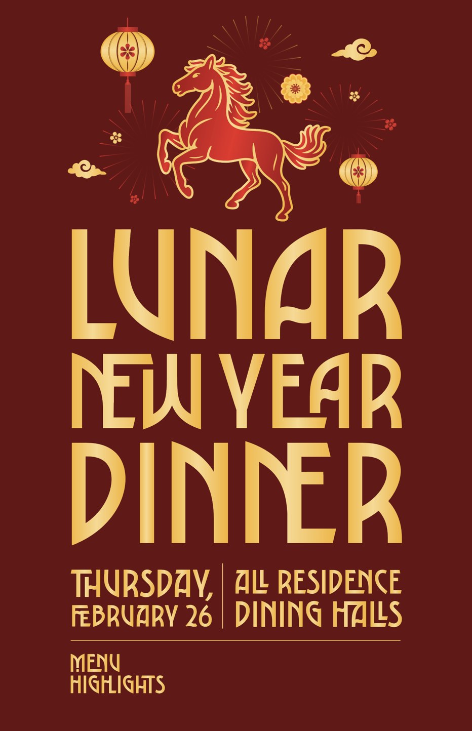 Lunar New Year Dinner poster